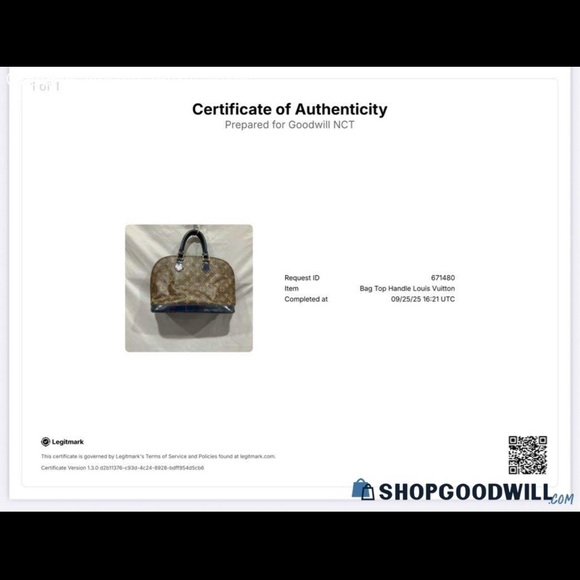 Louis Vuitton Monogram PM Alma Satchel Bag - Picture 16 of 17